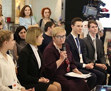 Встреча Натальи Комаровой с участниками конкурса «Ученик года 2019»