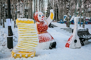 Жители Ханты-Мансийска посоревнуются за звание лучшего снежного ваятеля 