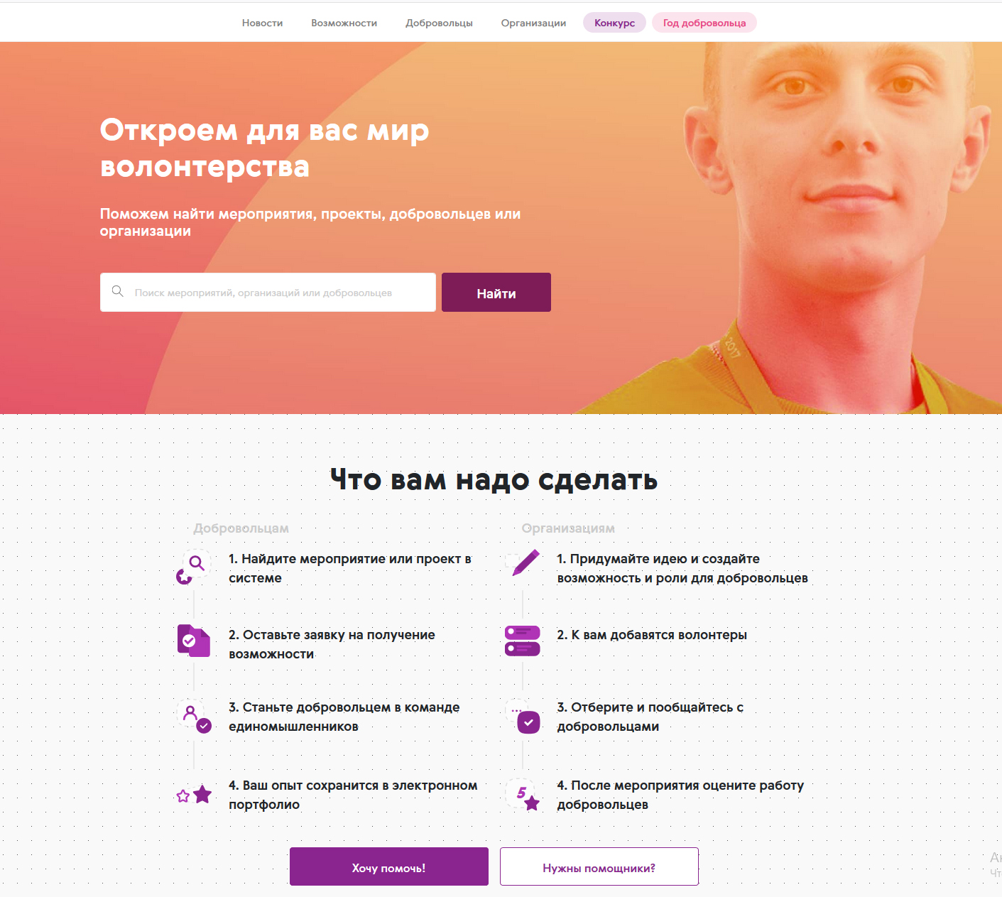 Всероссийский конкурс «Доброволец России – 2018» принимает заявки