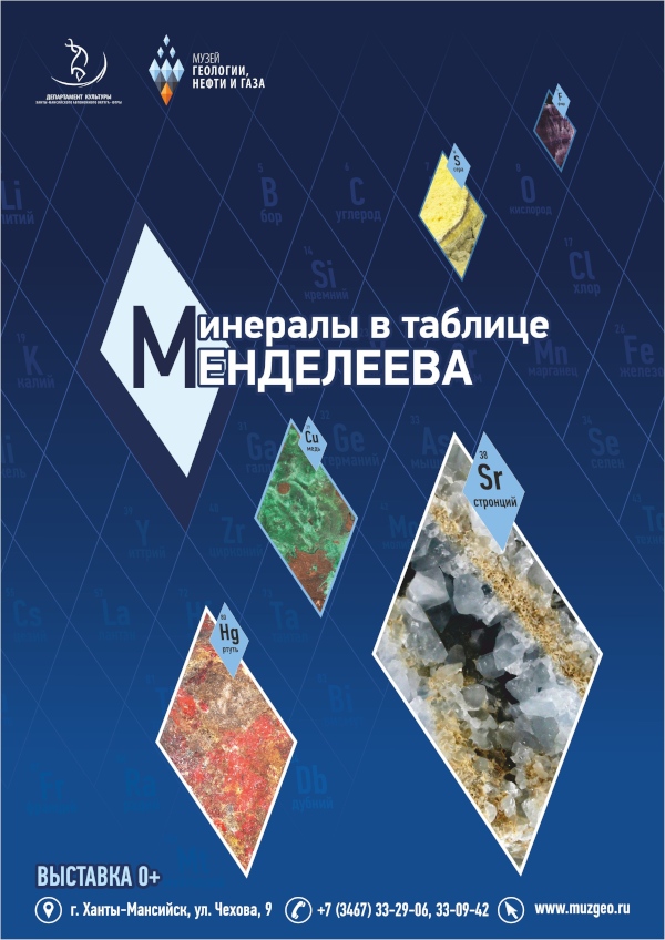 О минералах в таблице Менделеева расскажет Музей геологии, нефти и газа