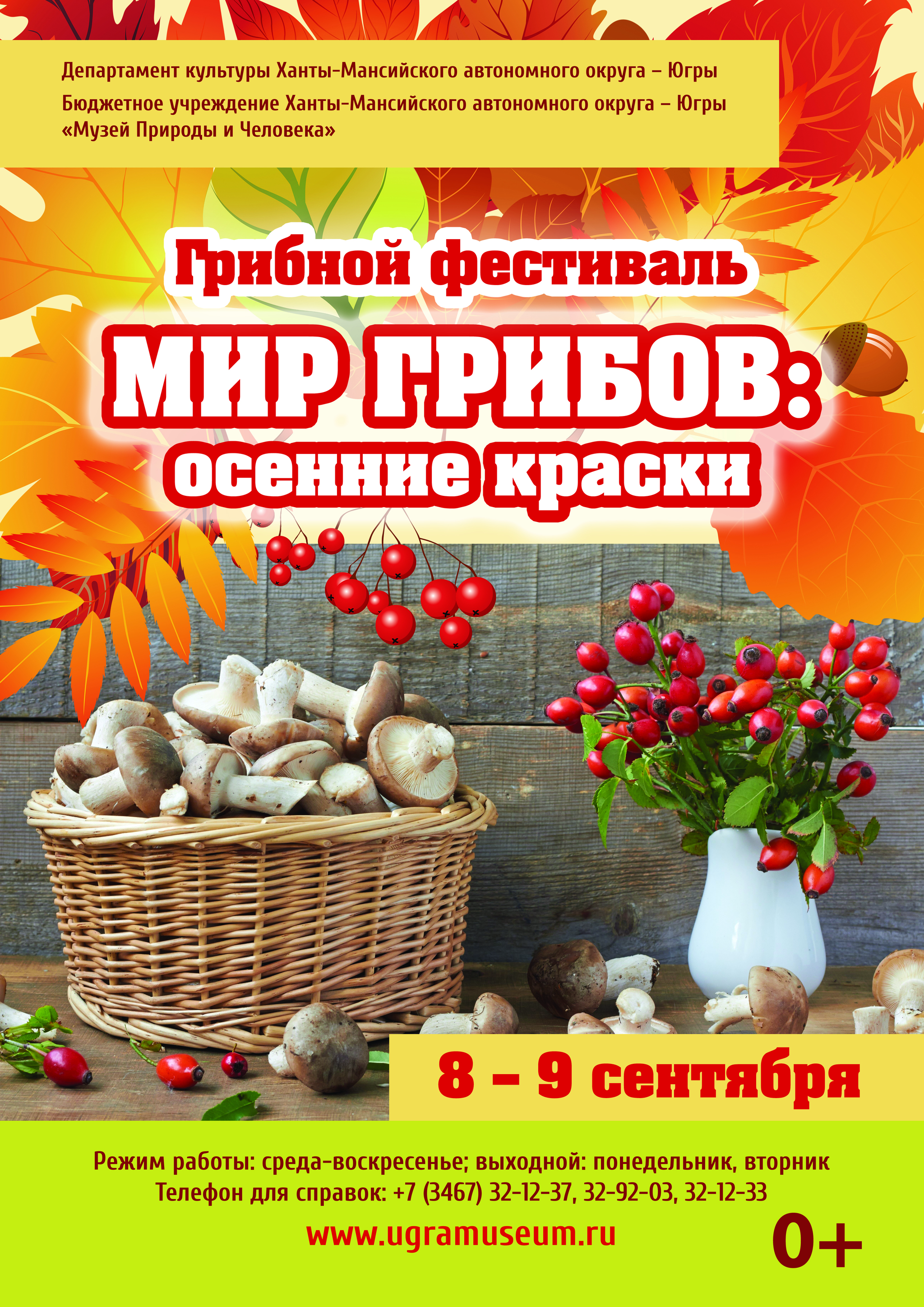 Музей Природы и Человека организует "Грибной фестиваль"