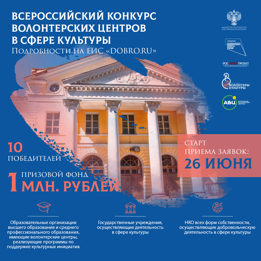 Волонтёров приглашают на Всероссийский конкурс 