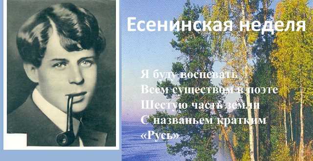 Прочесть Есенина на камеру приглашают всех желающих