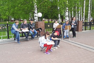 В Ханты-Мансийке состоялся инклюзивный пленэр