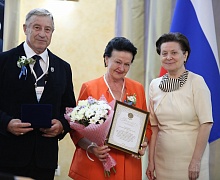 Церемония награждения медалью «За любовь и верность»