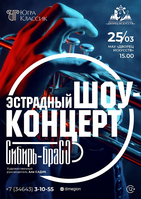 Эстрадный шоу-концерт Камерного духового оркестра «Сибирь-Брасс»