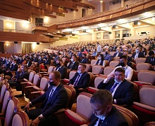 Торжественная церемония закрытия ХХ юбилейной конференции молодых специалистов, работающих в организациях, осуществляющих деятельность, связанную с использованием участков недр на территории Югры. 